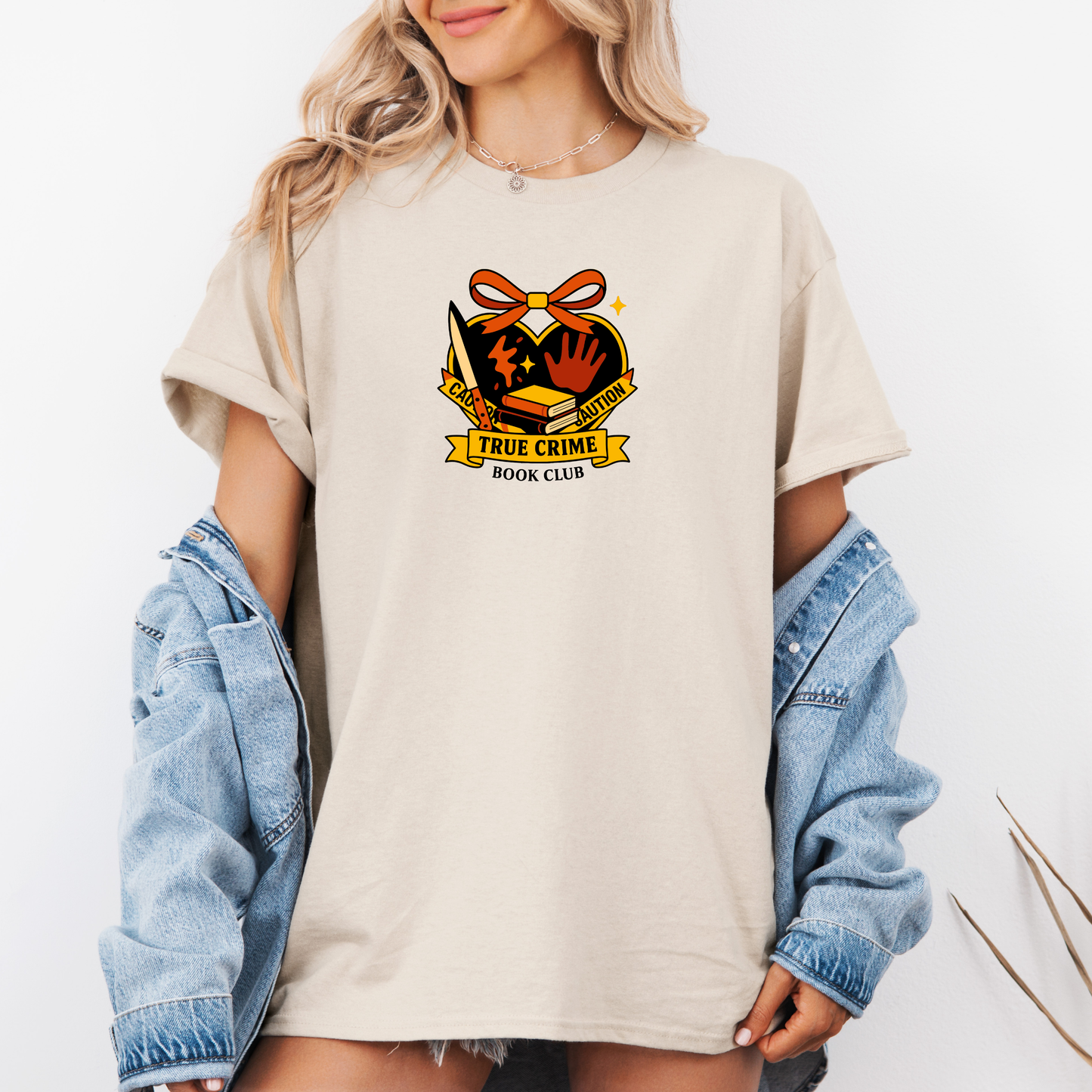 T-shirt Book club Crime version 📚