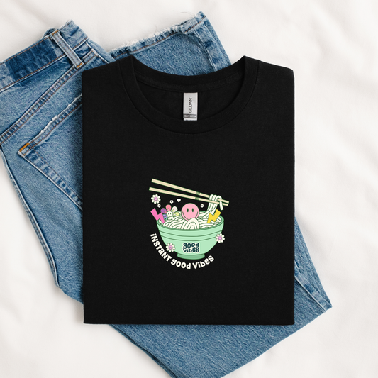 T-shirt Instant good vibes 🍜