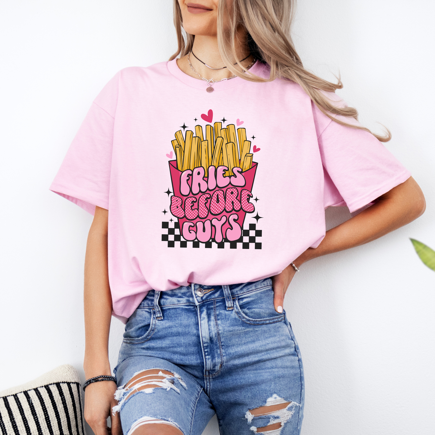 T-shirt Fries before guys 🍟