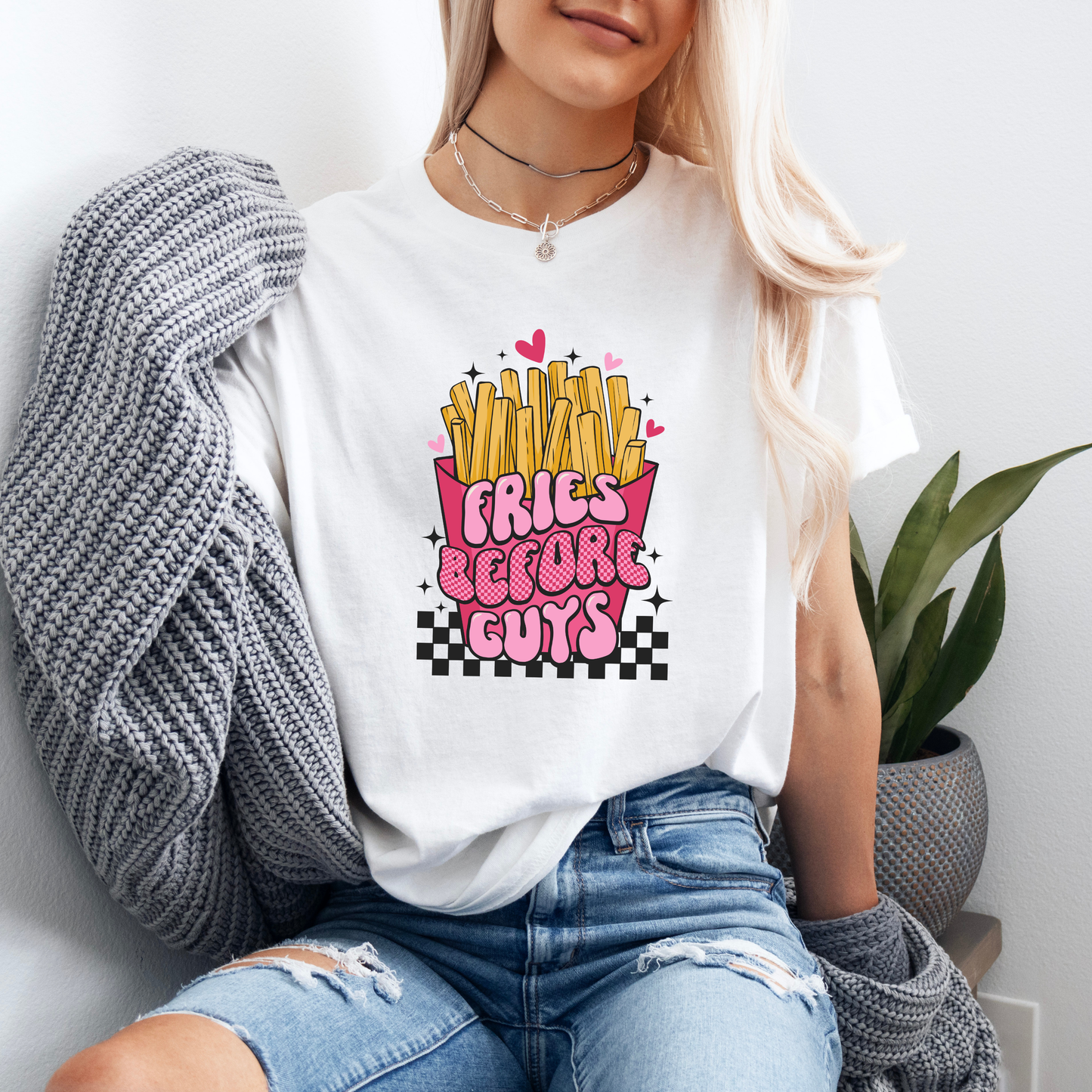 T-shirt Fries before guys 🍟