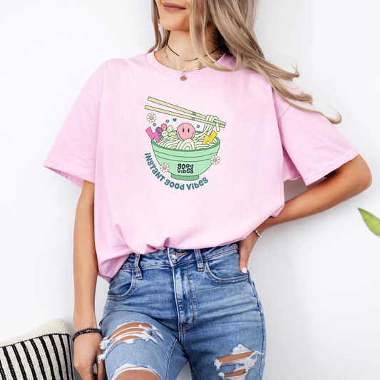 T-shirt Instant good vibes 🍜