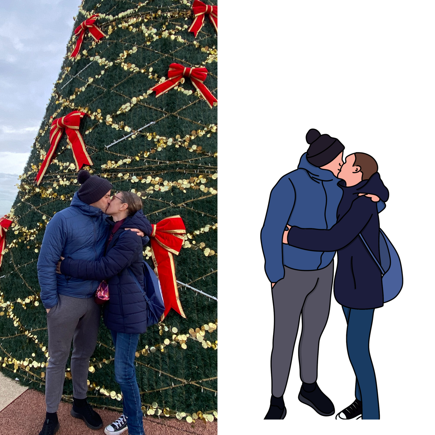 T-shirt personnalisé “GIRLFRIEND” – Illustration minimaliste colorée