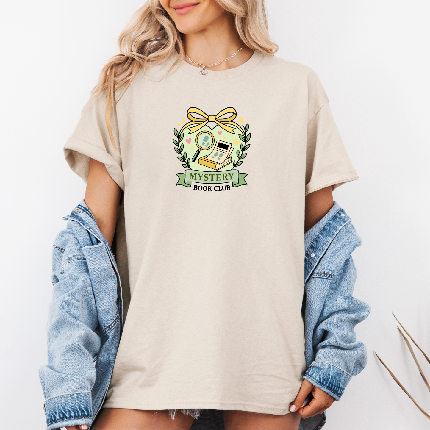 T-shirt Book club Mystery version 📚