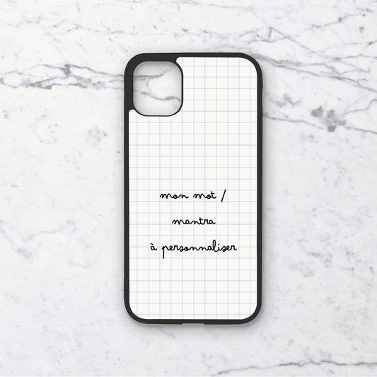 La coque qui parle – phrase personnalisée